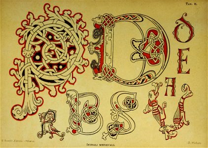 Alfredo Melani, Manuale dell'ornatista 1896 (page 29 crop)