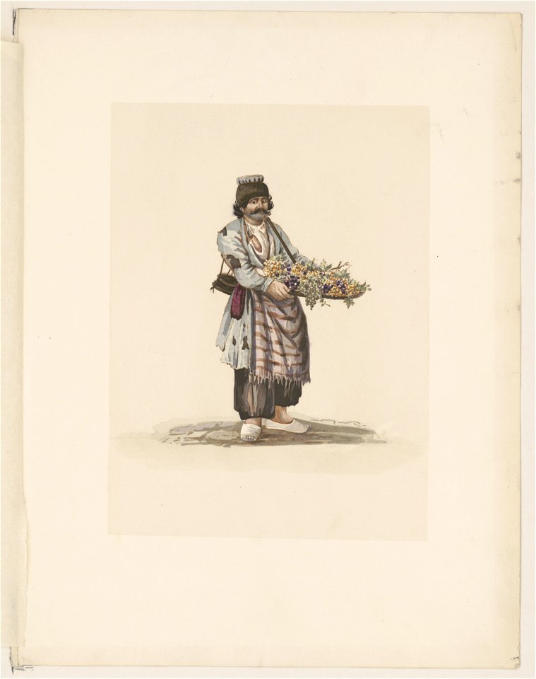 Ali Mari, garcon du marche ́aux leǵumes, vendant des raisons LCCN2003681703