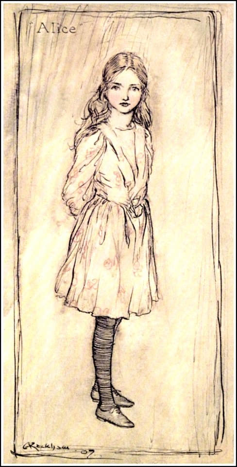 Alice in Wonderland by Arthur Rackham - 01 - Alice (frontispiece)