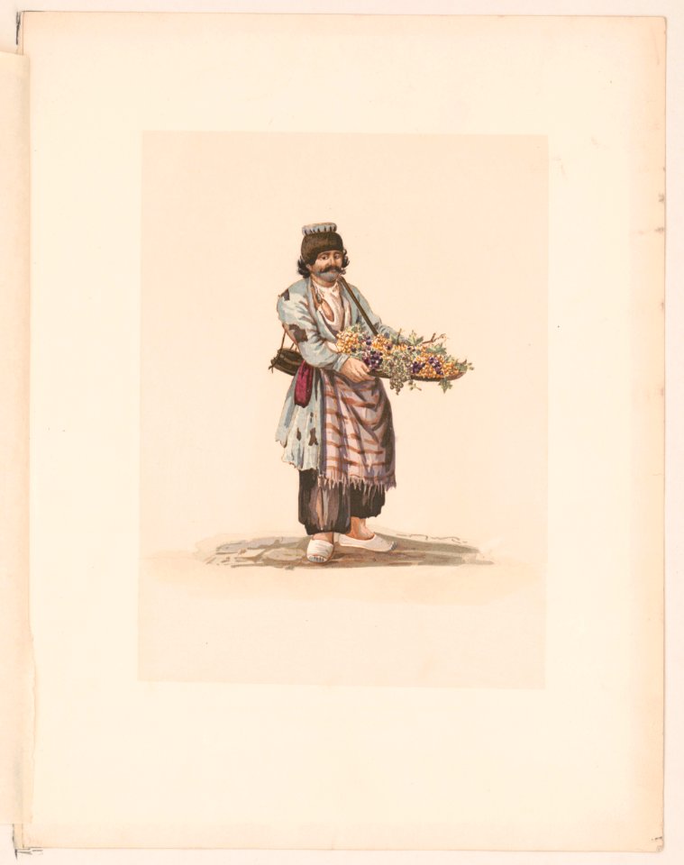 Ali Mari, garcon du marche ́aux leǵumes, vendant des raisons LCCN2003681703