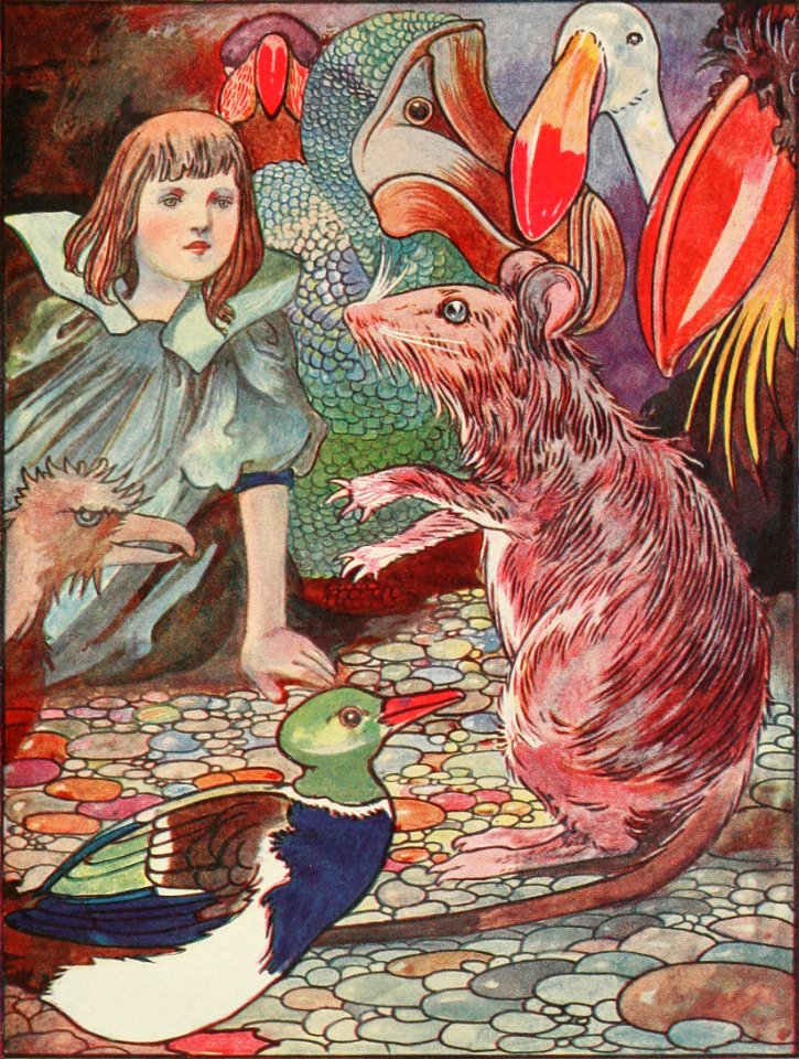 Alice's Adventures in Wonderland - Carroll, Robinson - S053 - 'Ahem!' said the mouse, with an important air