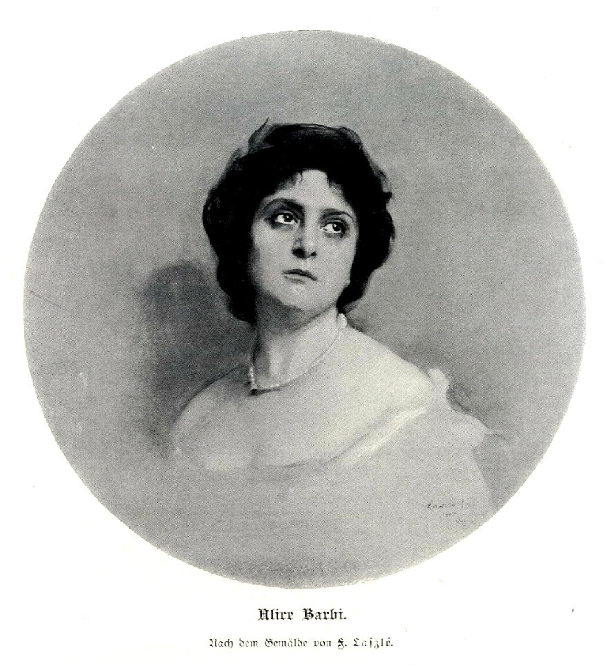 Alice Barbi, Baronesse Wolff von Stomersee, by Philip Alexis de László