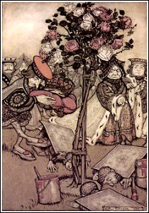 Alice in Wonderland by Arthur Rackham - 12 - Turn them over