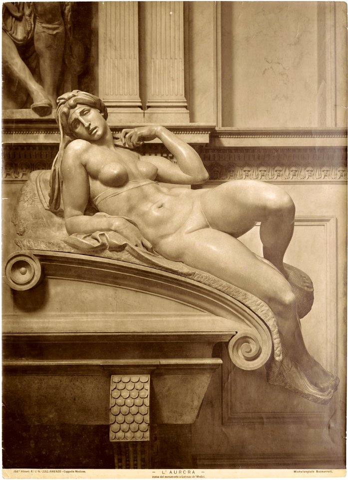 Alinari Medici tomb Aurora