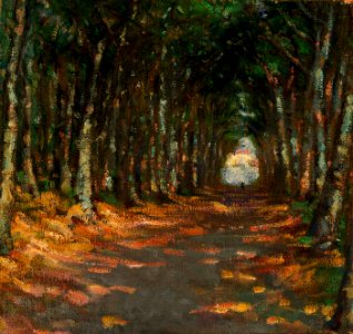 Alice Pike Barney - Allee dans le Parc - 1952.13.6 - Smithsonian American Art Museum