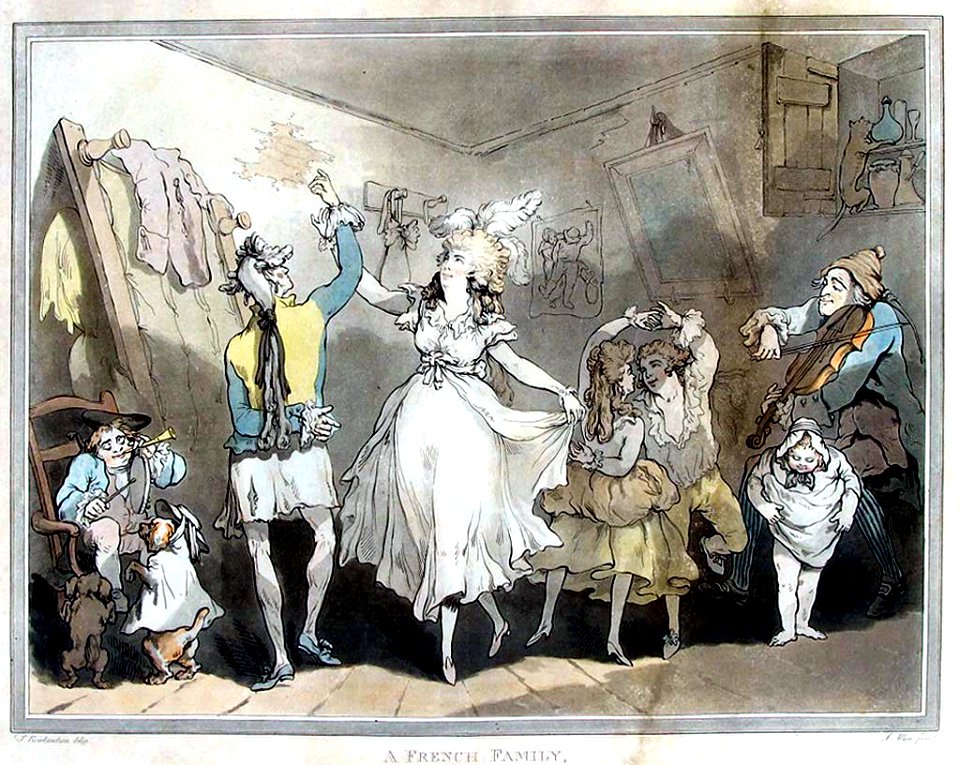 Alken after Rowlandson A French Family
