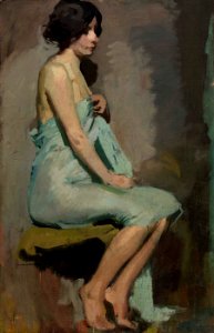 Alice Pike Barney - Study of a Seated Woman - 1951.14.89 - Smithsonian American Art Museum