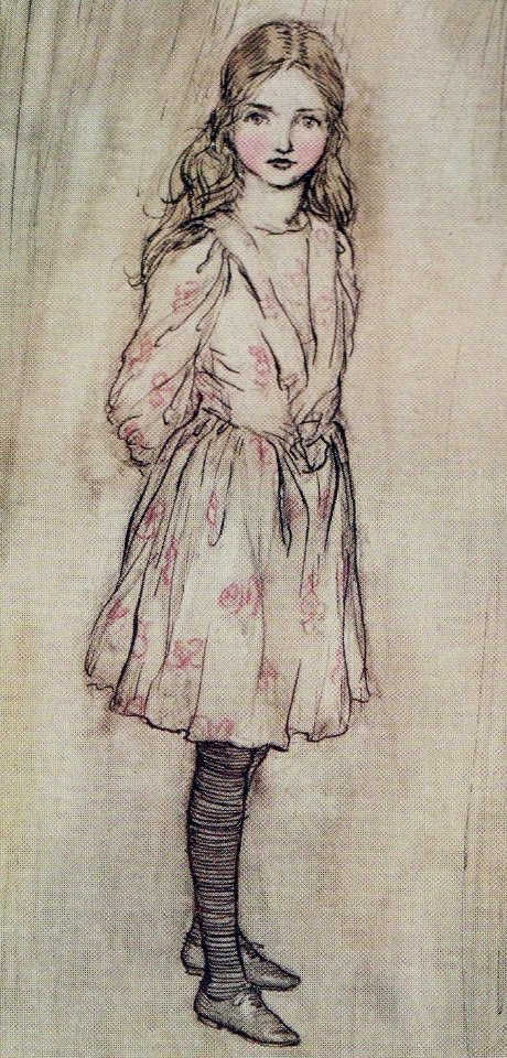 Alice, by Arthur Rackham (cropped)