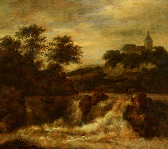 Allaert van Everdingen - Gebirgslandschaft mit Wasserfall
