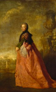 Allan Ramsay (1713-84) - Augusta, Princess of Wales (1719-72) - RCIN 409152 - Royal Collection