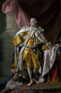 Allan Ramsay (1713-84) - George III (1738-1820) - RCIN 405307 - Royal Collection. Free illustration for personal and commercial use.