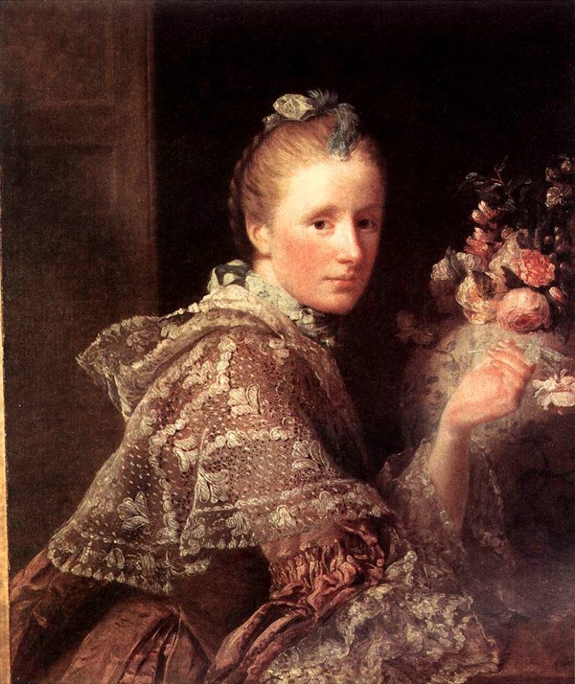 Allan Ramsay (artist) - Portrait of the Artist's Wife - WGA18996