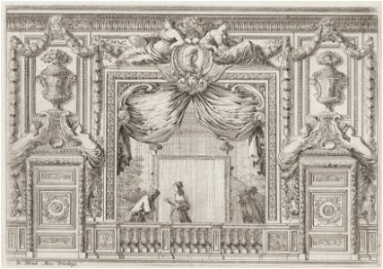 Alkoof afgesloten door balustrade, objectnr A 13377
