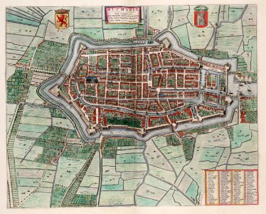 Alkmaar - Alcmaria (Atlas van Loon)