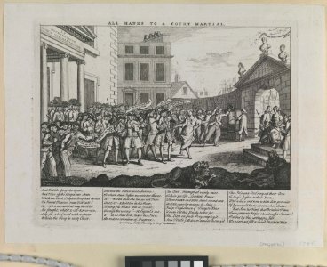 All hands to a Court Martial (caricature) RMG PX8516