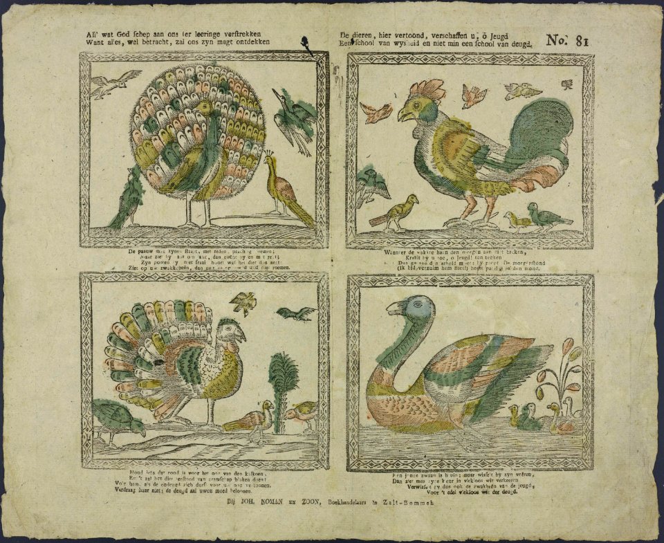 All' wat God schiep aan ons ter leeringe verstrekken-Catchpenny print-Borms 0856