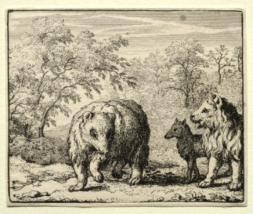Allart van Everdingen (Dutch, 1621-1675) - Reynard the Fox, The Freeing of the Wolf and the Bear - 1982.179.39 - Cleveland Museum of Art
