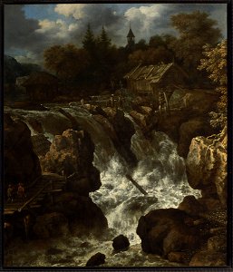 Allaert van Everdingen - Landscape with a waterfall - M.Ob.439 - National Museum in Warsaw