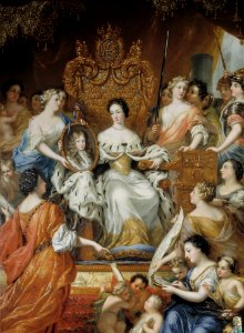 Allegori över änkedrottning Hedvig Eleonoras förmyndarregering (David Klöcker Ehrenstrahl) - Nationalmuseum - 174867