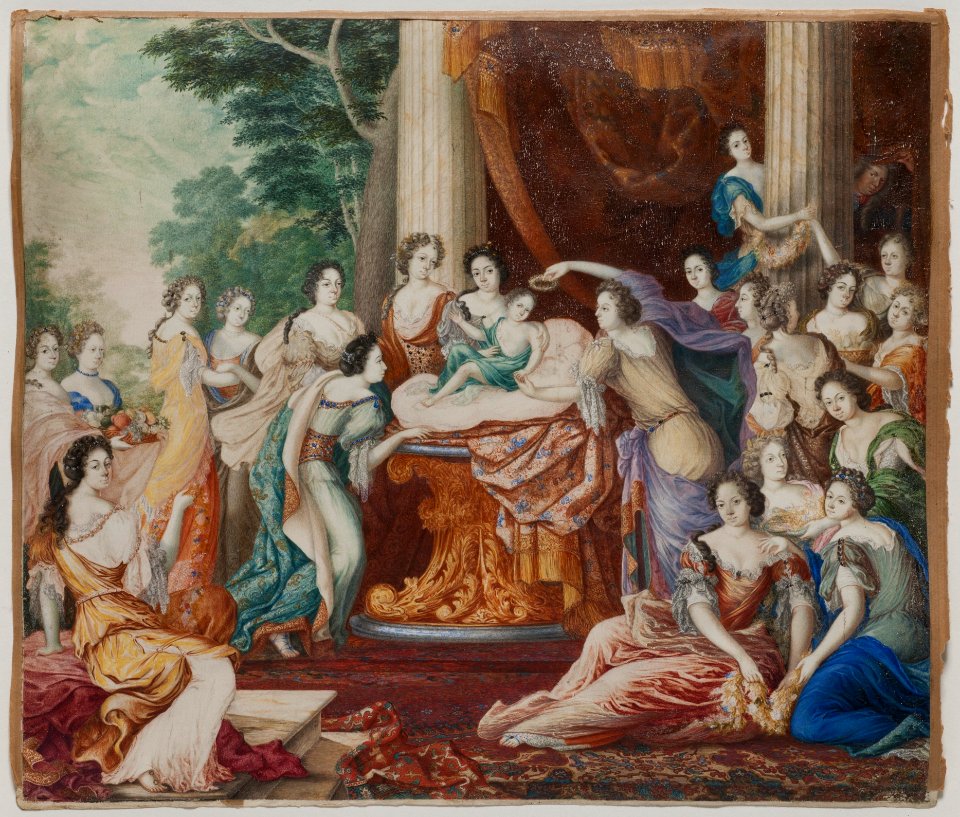 Allegori över kung Karl XIIs födelsedag (Andreas von Behn) - Nationalmuseum - 38875