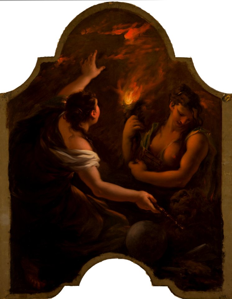 Allegorical Representation, Possibly a Depiction of Raison d’Etat by Giovanni Antonio Pellegrini Mauritshuis 1143