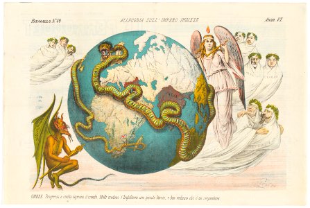 Allegoria sull'impero Inglese by Augusto Grossi