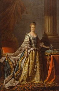 Allan Ramsay - Queen Charlotte (Indianapolis Museum of Art). Free illustration for personal and commercial use.