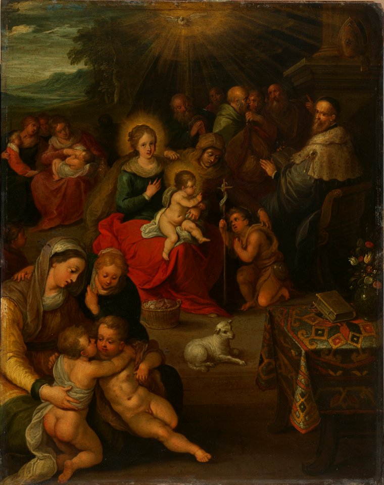 Allegorie op het Christuskind als het lam Gods Rijksmuseum SK-A-111