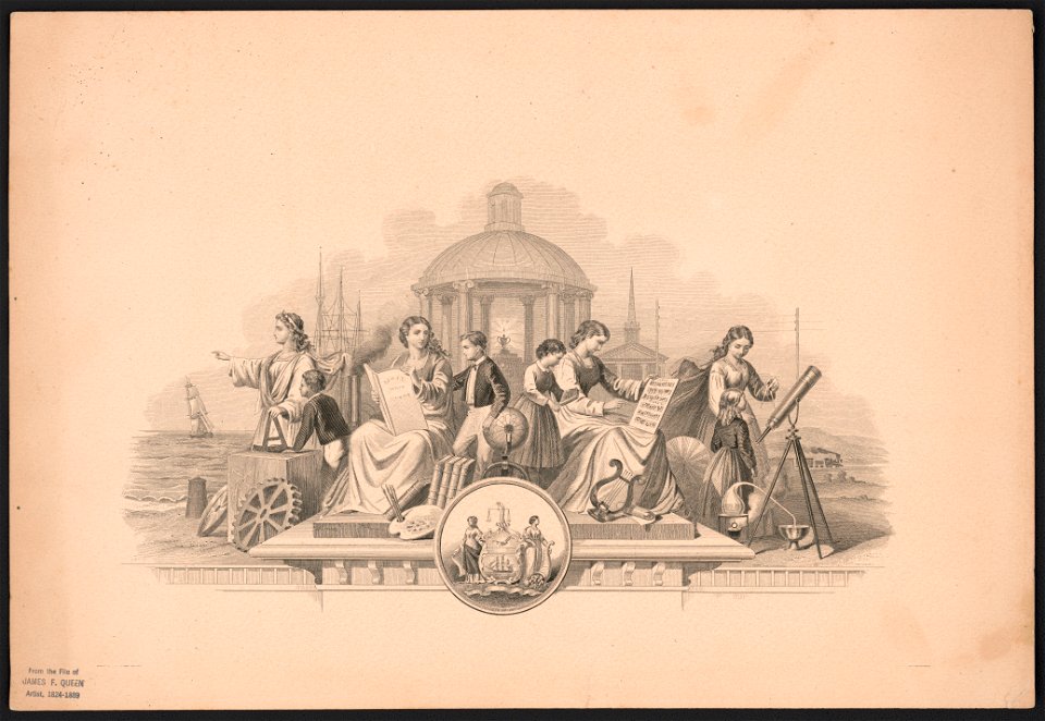 Allegory of arts and sciences LCCN2014649030