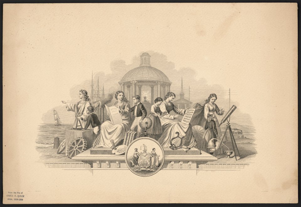 Allegory of arts and sciences LCCN2014649030