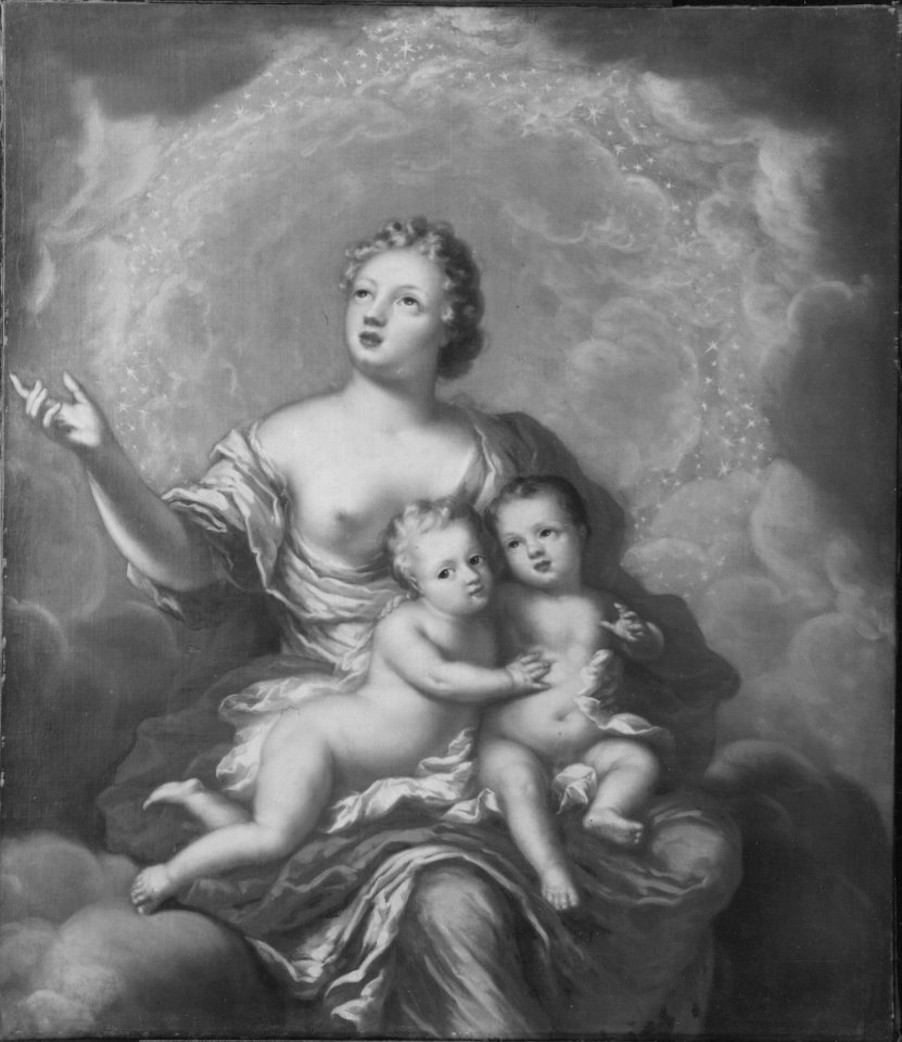 Allegori över Gustav, 1683-85, och Ulrik, 1684-85, prinsar av Sverige (David Klöcker Ehrenstrahl) - Nationalmuseum - 14809