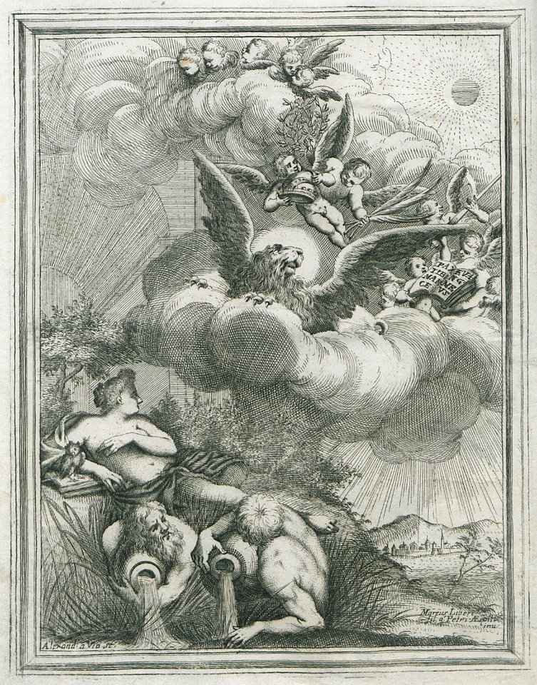 Allegoric representation of the triumph of Venice over the Ottoman Empire during the sixth Ottoman-Venetian War - Fanelli Francesco - 1695