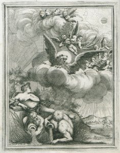 Allegoric representation of the triumph of Venice over the Ottoman Empire during the sixth Ottoman-Venetian War - Fanelli Francesco - 1695