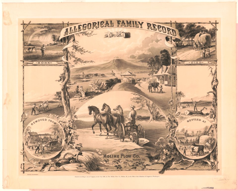 Allegorical family record LCCN2004669606