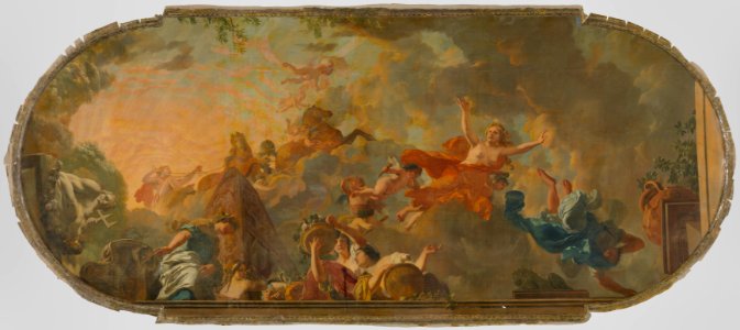 Allegory of Dawn by Gerard de Lairesse Rijksmuseum Amsterdam SK-A-4259. Free illustration for personal and commercial use.