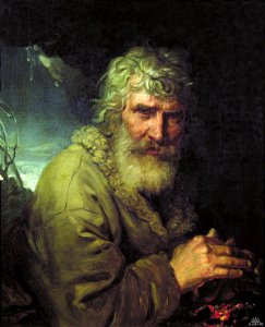 Allegory of winter by Borovikovsky