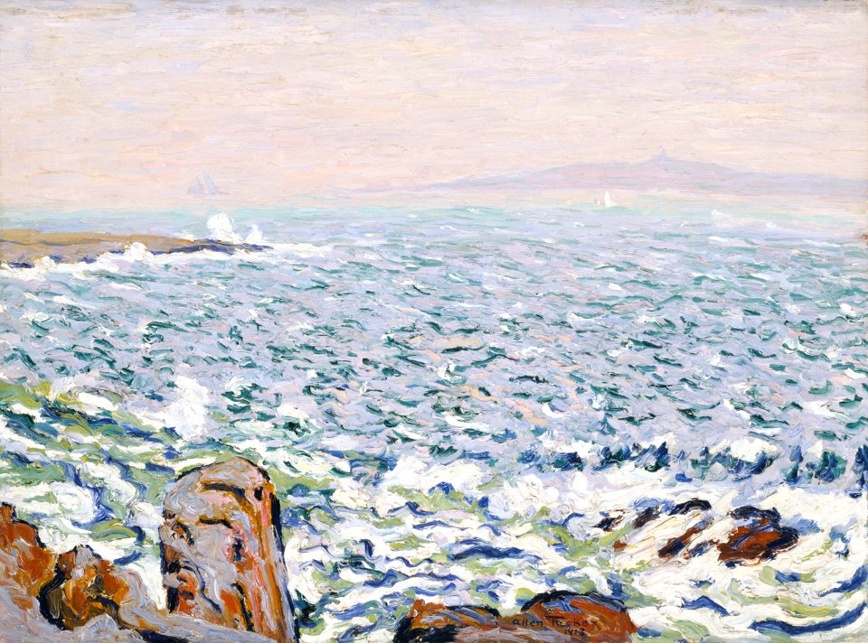 Allen Tucker - Surf Breaking, Cranberry Island - 1966.34.1 - Smithsonian American Art Museum