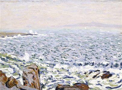 Allen Tucker - Surf Breaking, Cranberry Island - 1966.34.1 - Smithsonian American Art Museum