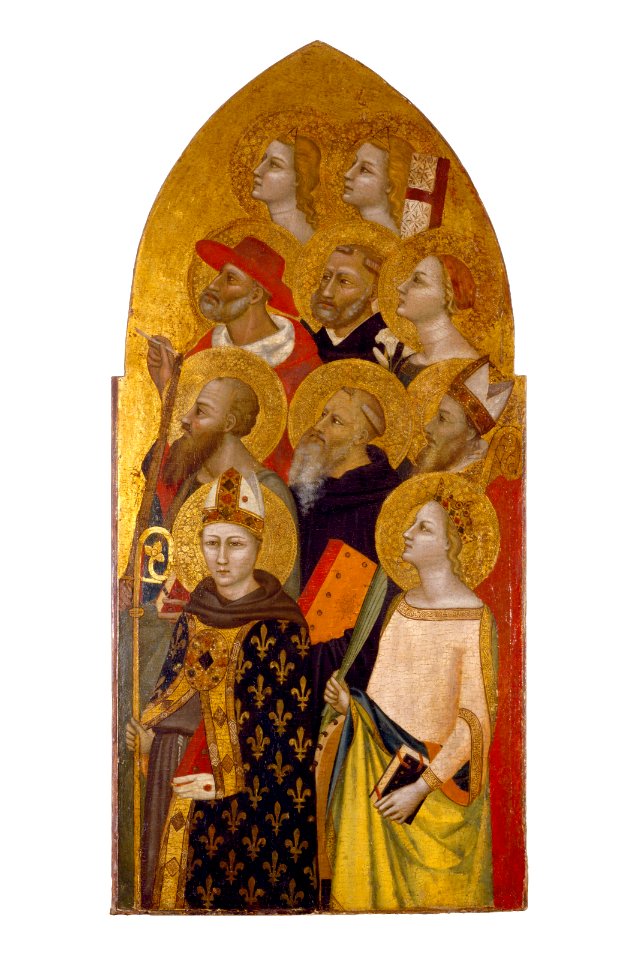 Allegretto Nuzi - Saints and Angels - 44.569 - Museum of Fine Arts