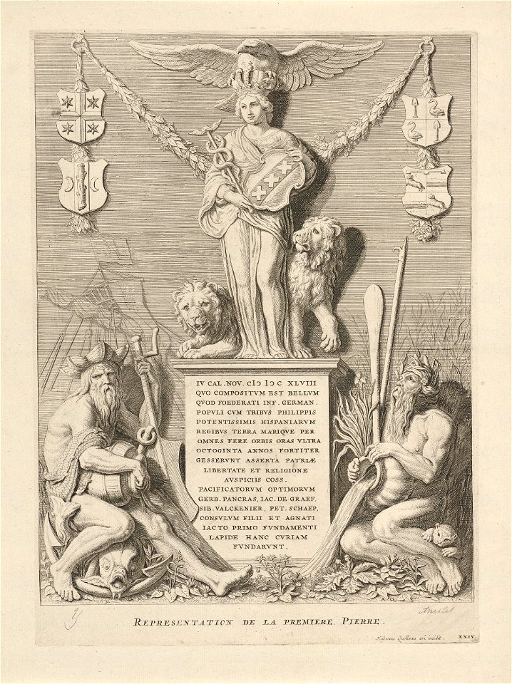 Allegorie op de handel en welvaart van Amsterdam