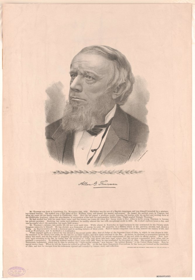 Allen G. Thurman LCCN2003677780