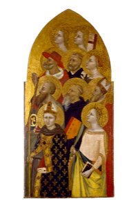 Allegretto Nuzi - Saints and Angels - Google Art Project