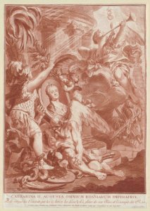 Allegory of Catherine II of Russia (engraving)