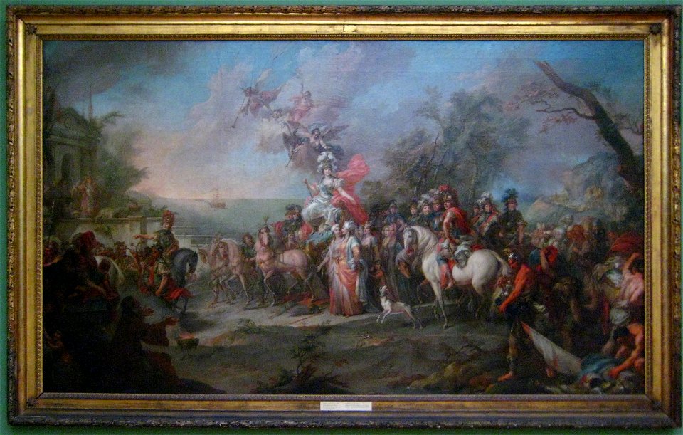 Allegory of Catherine II's Victory over the Turks (Torelli) FRAME