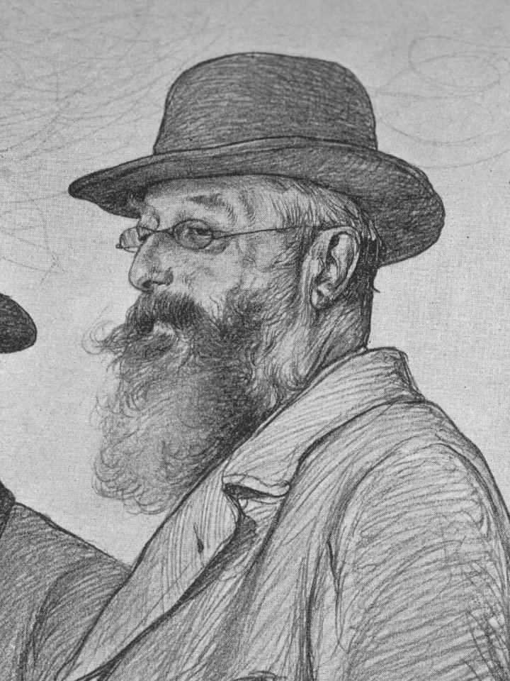 Allers, Christian Wilhelm - Rathausbaumeister Detail Wilhelm Hauers - Hamburger Kunsthalle