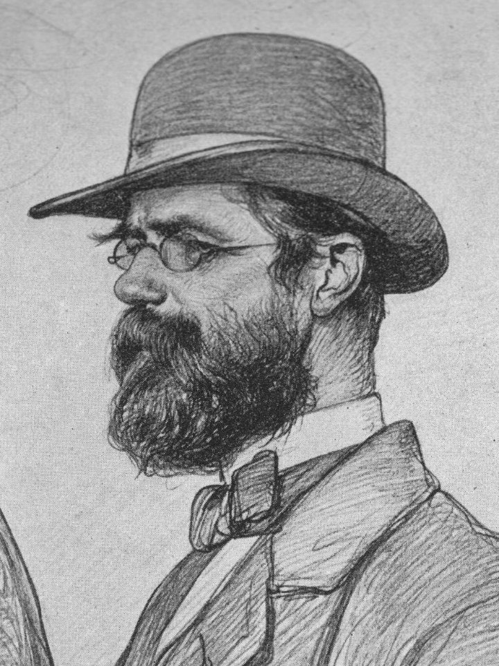 Allers, Christian Wilhelm - Rathausbaumeister Detail Wilhelm Emil Meerwein - Hamburger Kunsthalle