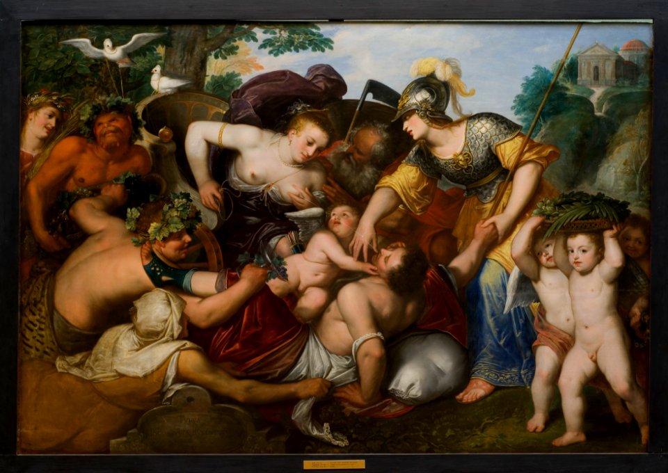 Allegory of the Temptations of Youth (Otto van Veen) - Nationalmuseum - 17669