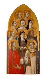Allegretto Nuzi - Saints and Angels - 44.568 - Museum of Fine Arts