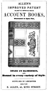 Allen's Improved Patent Account Books