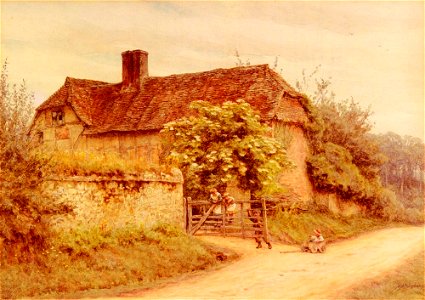 Allingham Helen A Berkshire Cottage